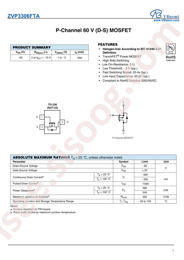 ZVP3306FTA-VB