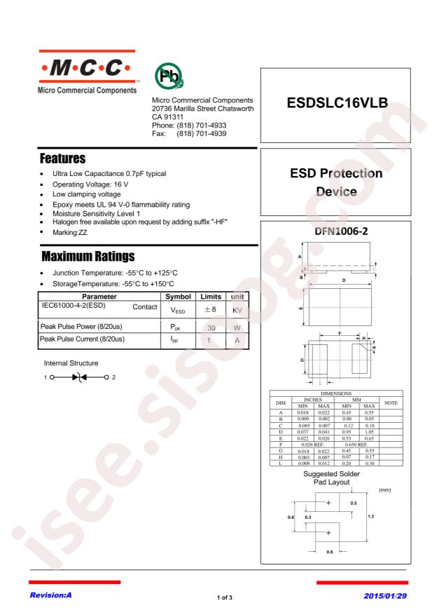 ESDSLC16VLB-TP