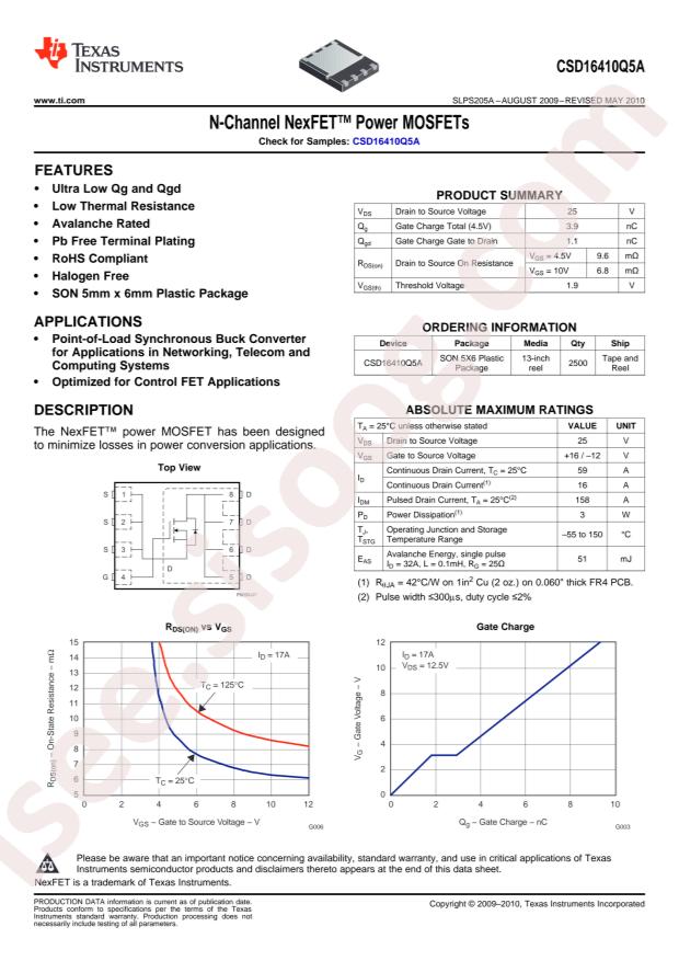 CSD16410Q5A