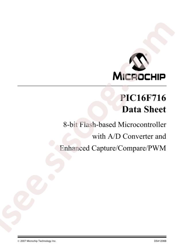 PIC16F716-E/P
