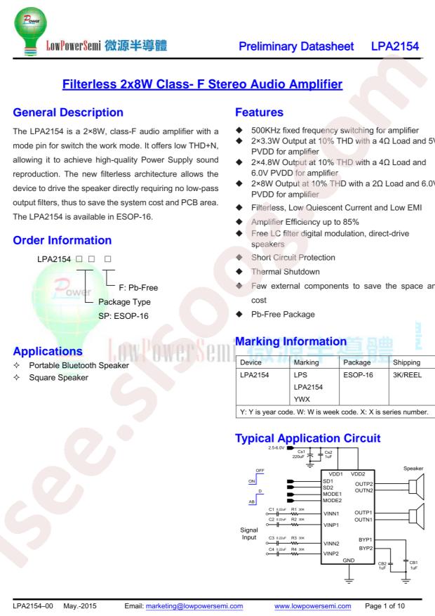 LPA2154SPF
