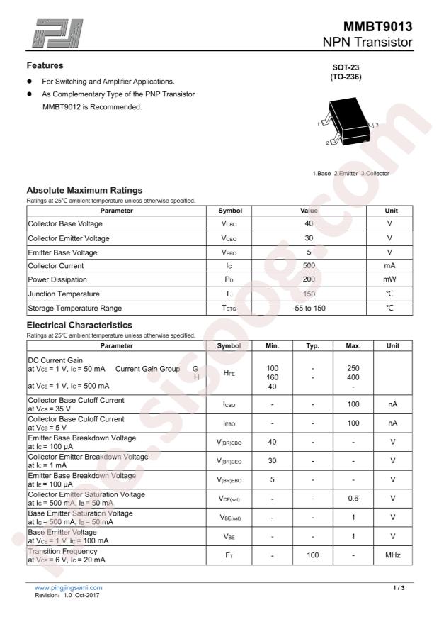 MMBT9013G