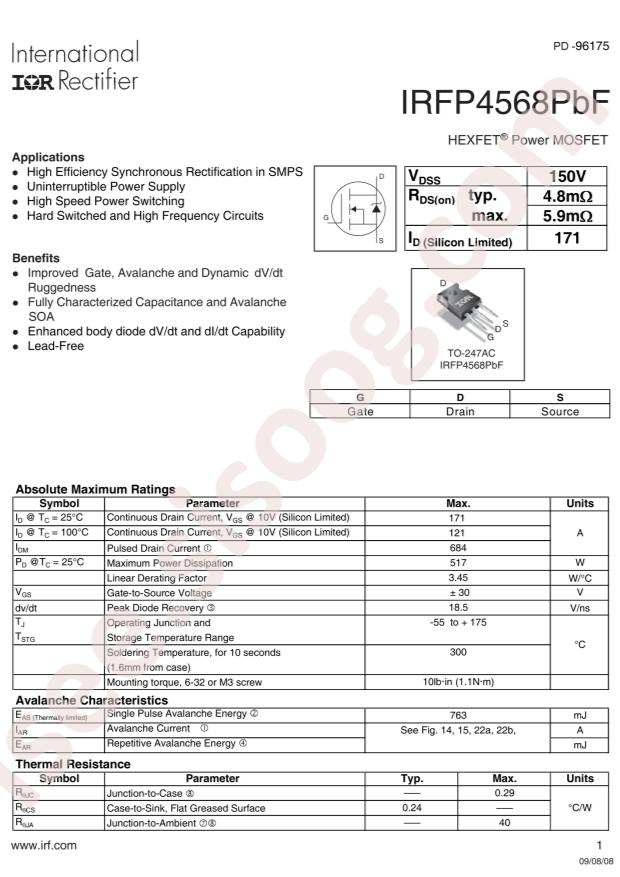 IRFP4568PBF