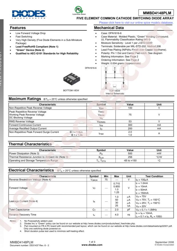 MMBD4148PLM-7