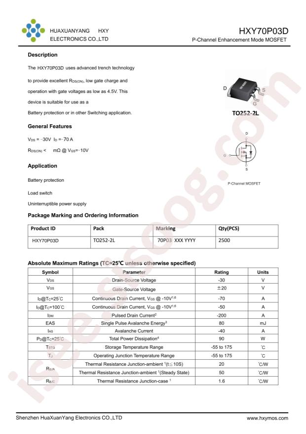 HXY70P03D