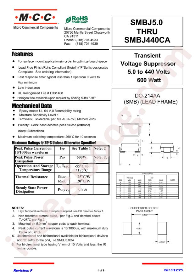 SMBJ300A-TP
