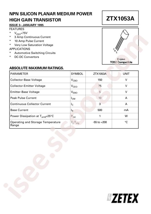 ZTX1053ASTZ