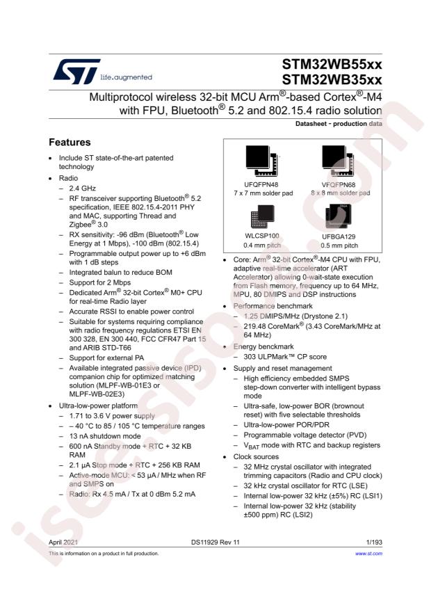 STM32WB35CEU6A