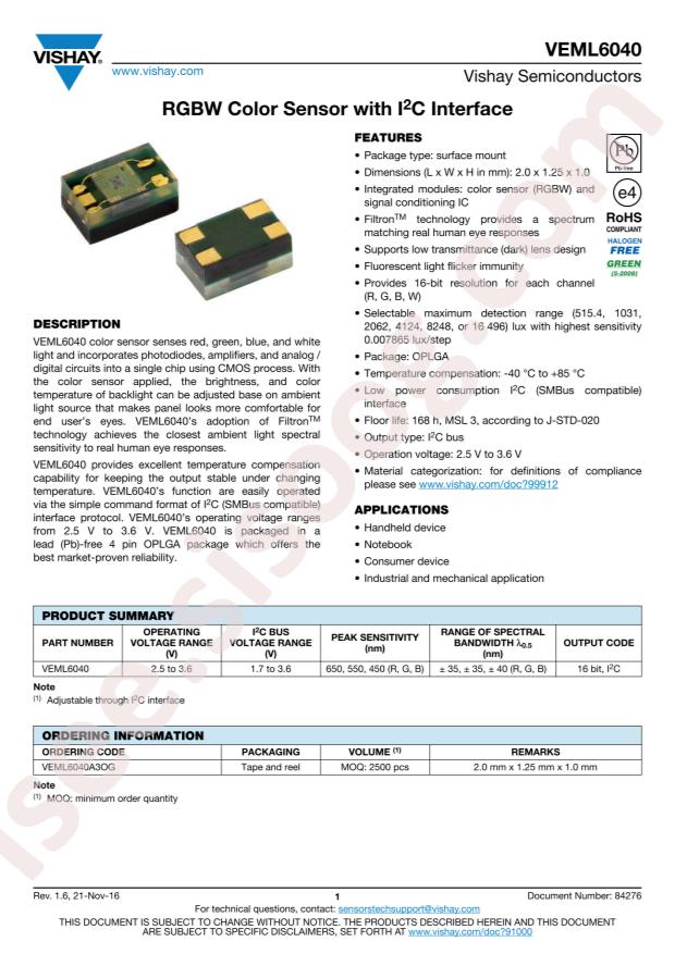 VEML6040A3OG