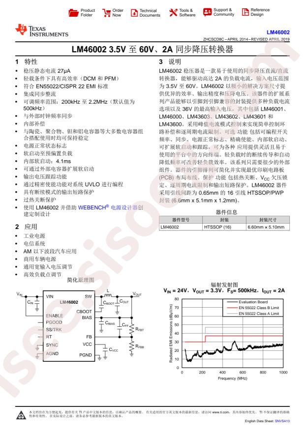 LM46002PWP