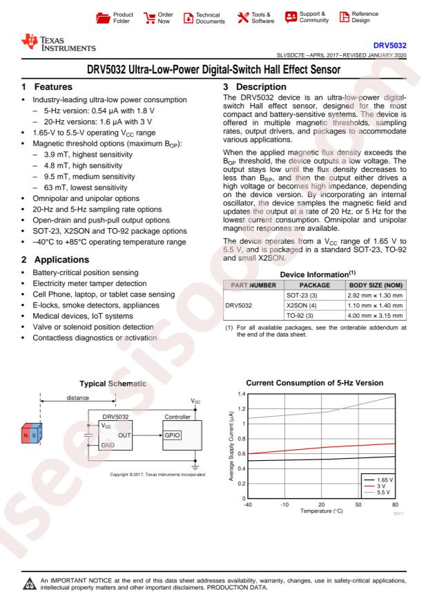DRV5032FCDBZR