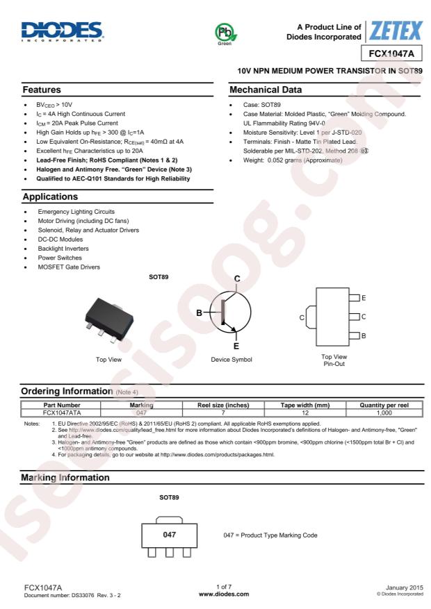 FCX1047ATA