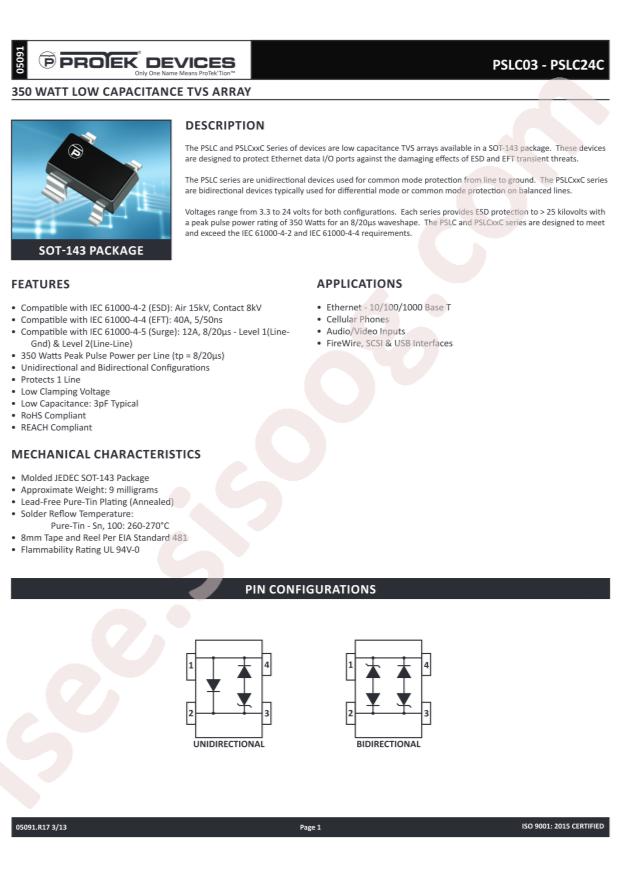 PSLC15C-LF-T7