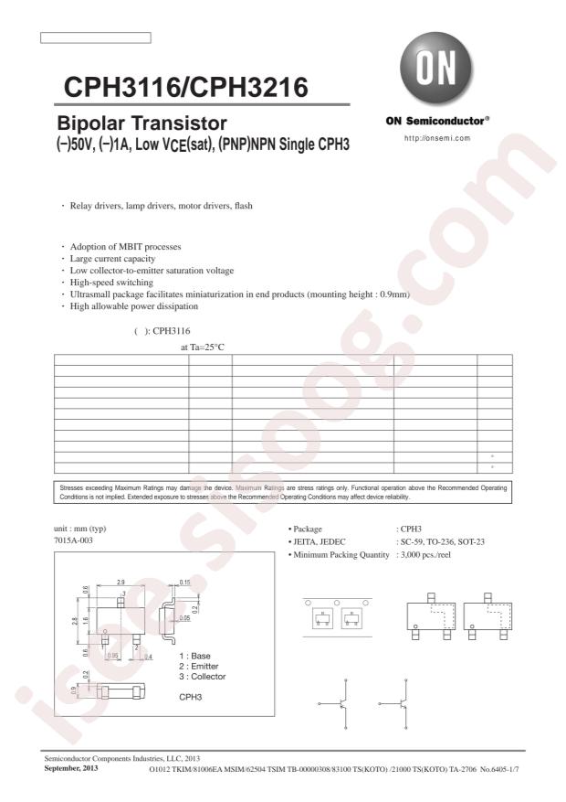 CPH3116-TL-E
