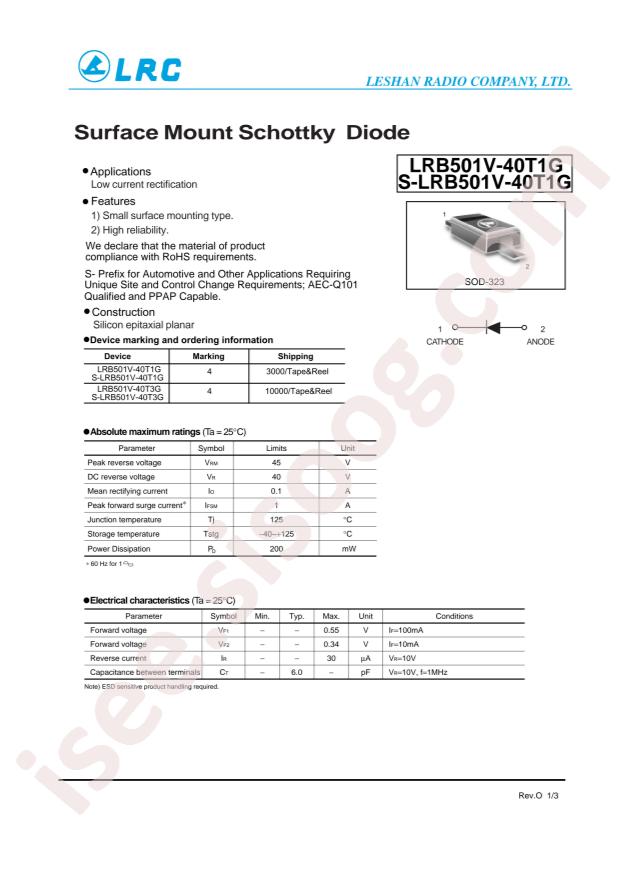 LRB501V-40T1G
