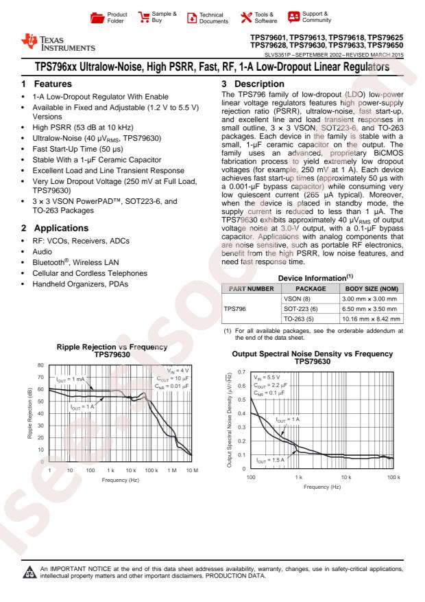 TPS79601DCQ