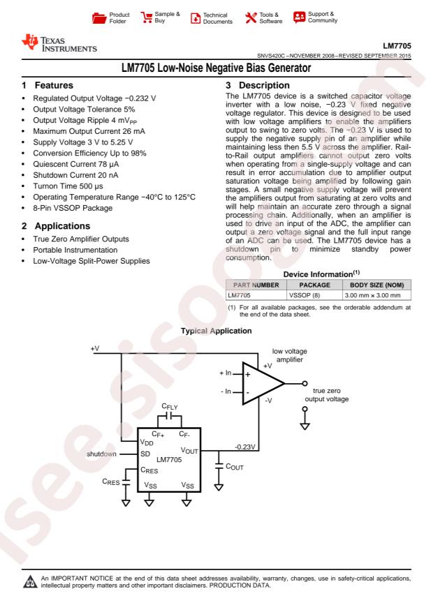 LM7705MM/NOPB