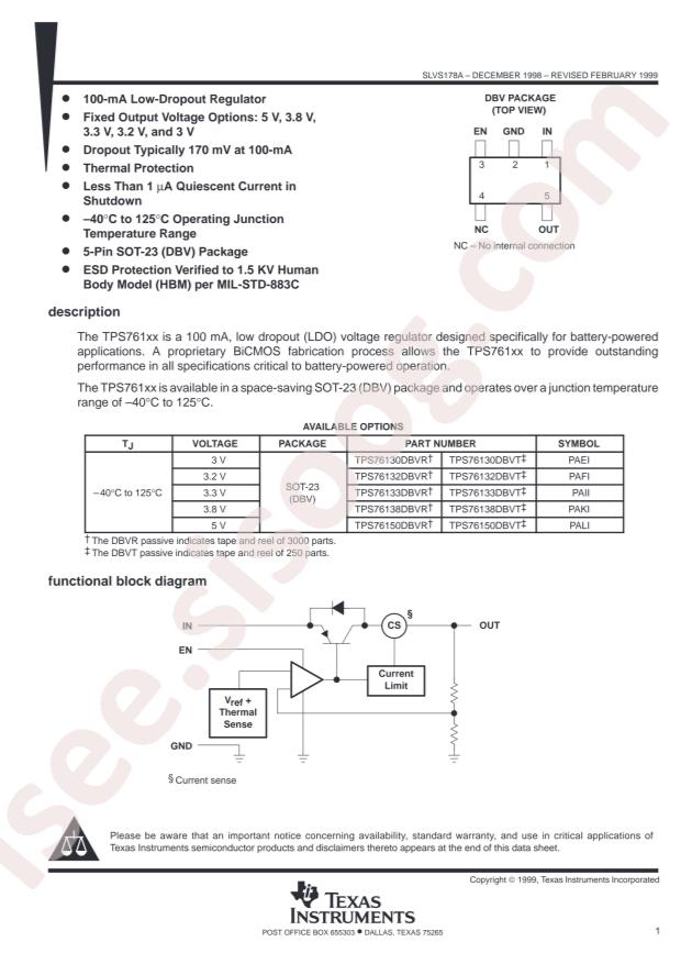 TPS76150DBVR
