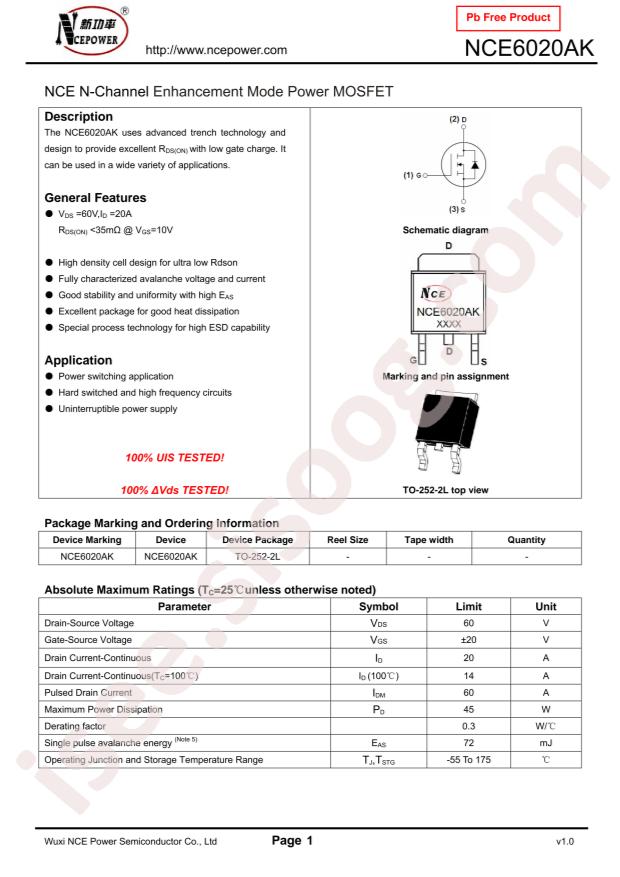 NCE6020AK