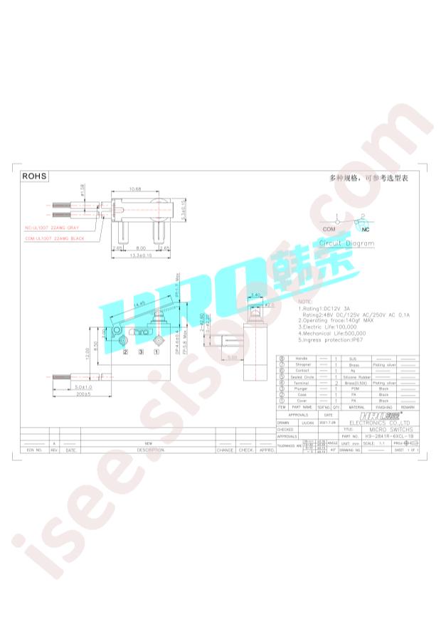 K9-2841R-6XCL-1B