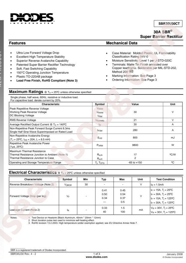 SBR30U30CT