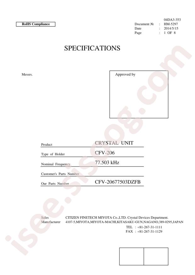 CFV206-77.503KDZF