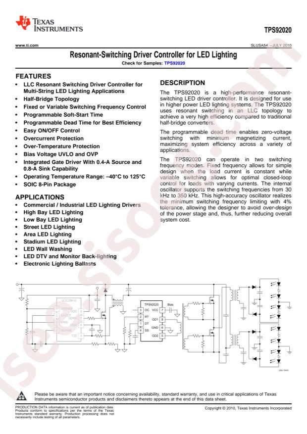 TPS92020DR