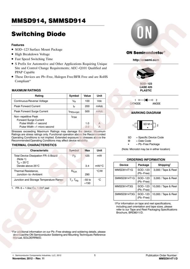 MMSD914T1G