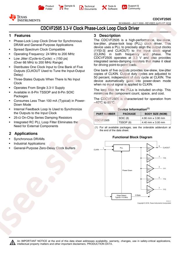 CDCVF2505PWR