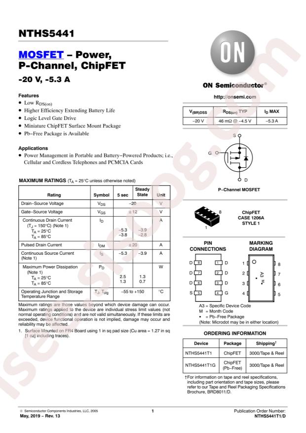 NTHS5441T1G
