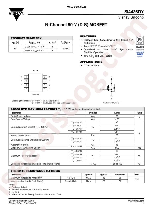 SI4436DY-T1-E3