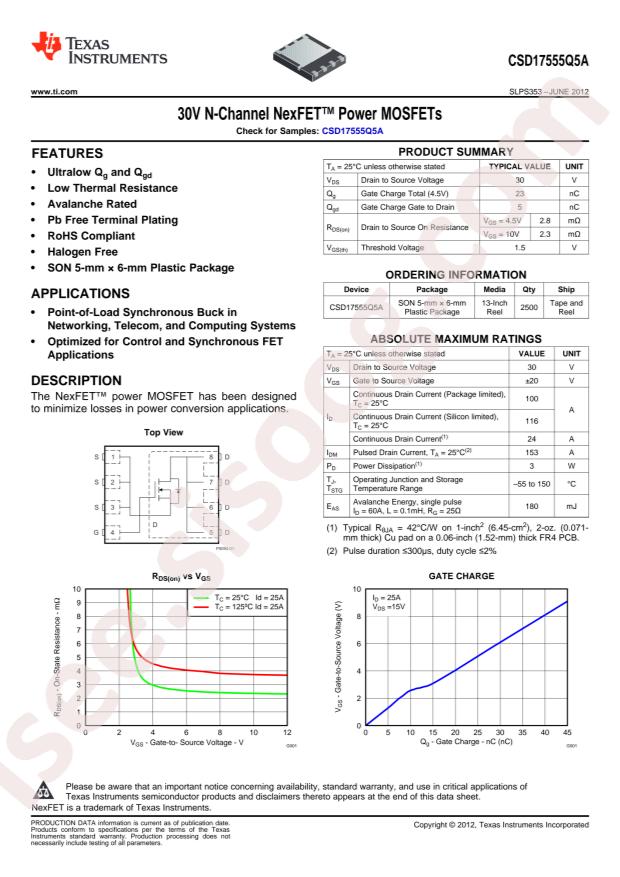 CSD17555Q5A