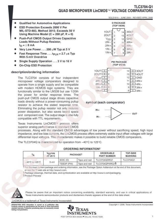 TLC3704QDRQ1