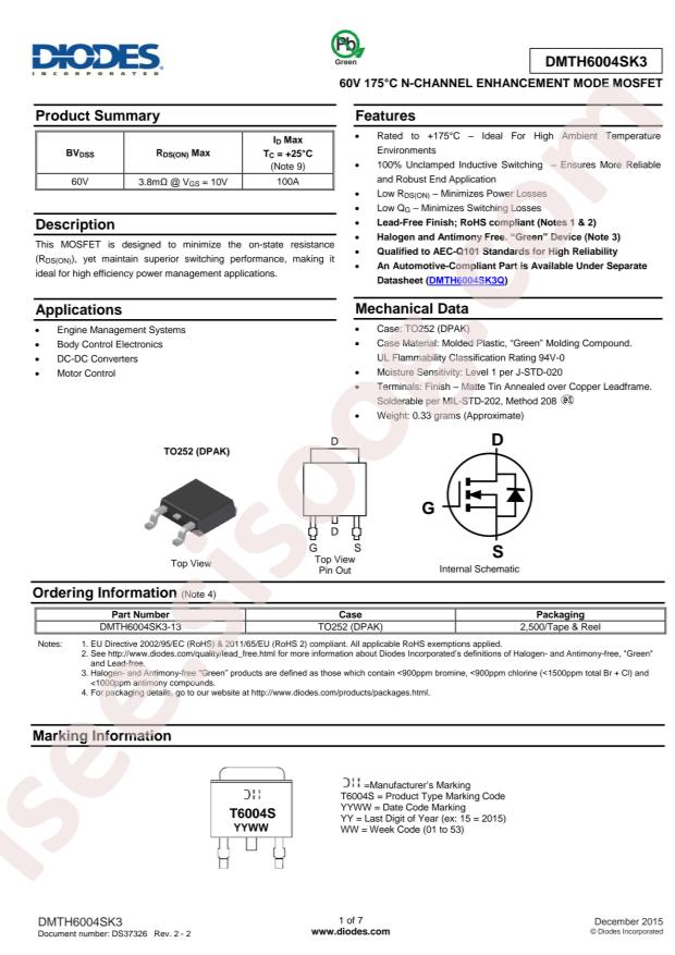 DMTH6004SK3-13