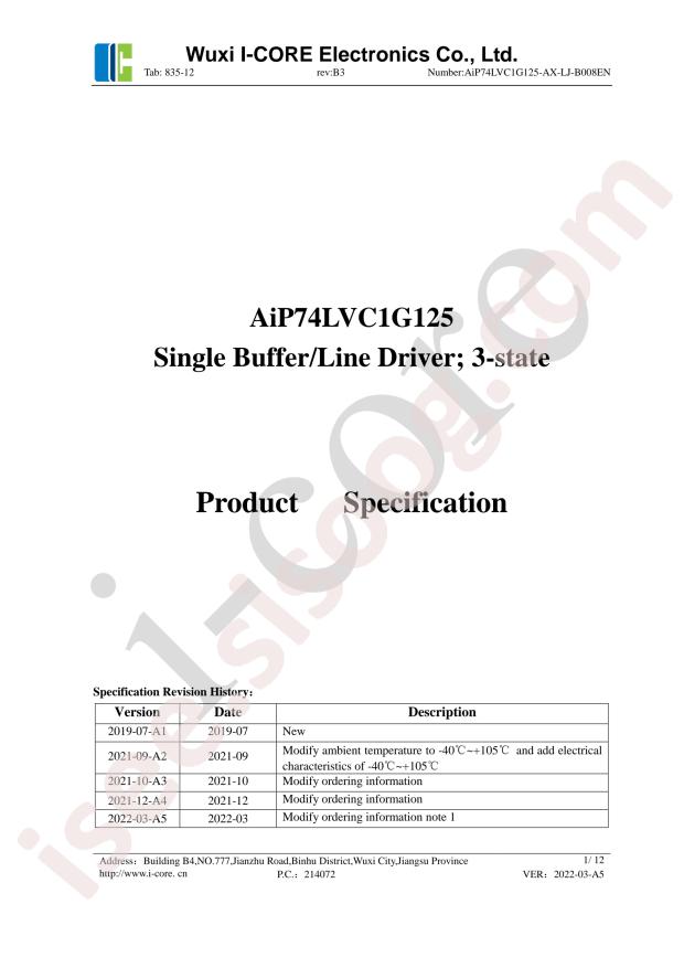 AiP74LVC1G125GB235.TR
