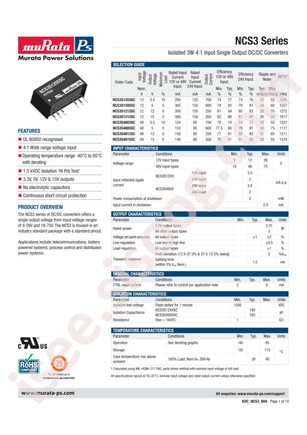 NCS3S4812SC