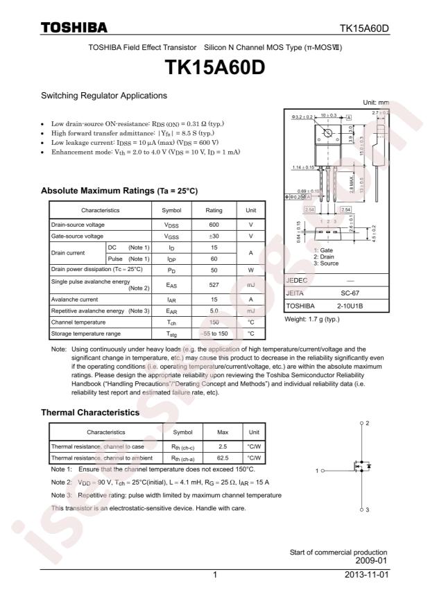 TK15A60D