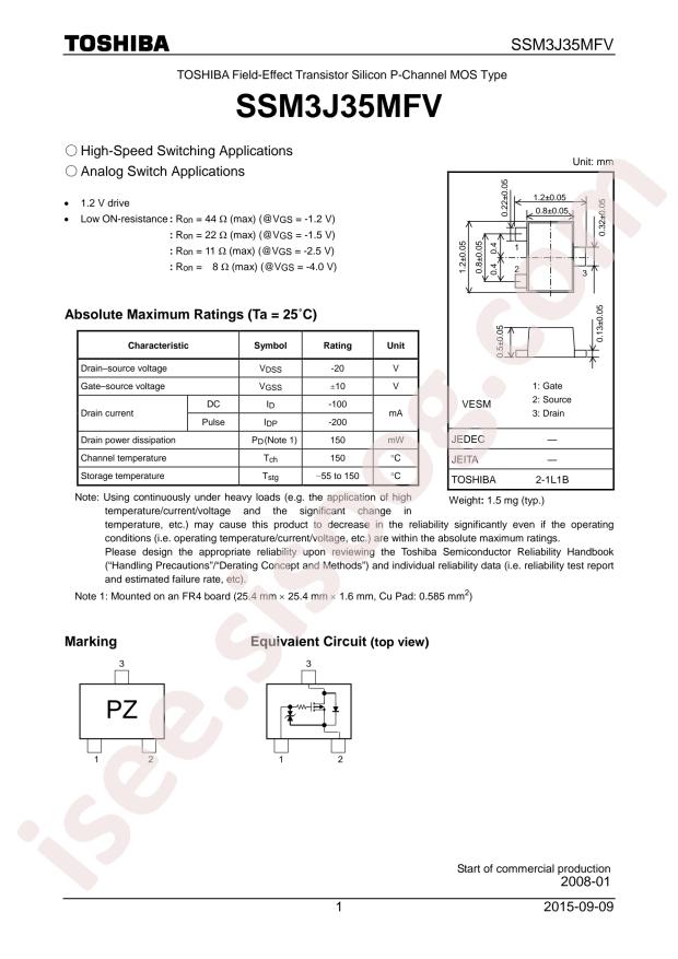 SSM3J35MFV,L3F