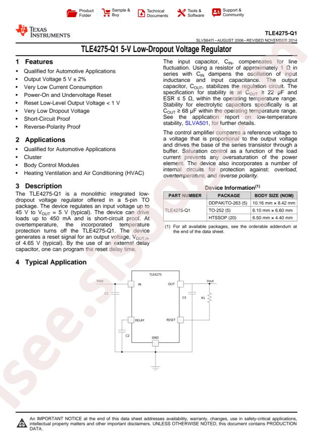 TLE4275QPWPRQ1