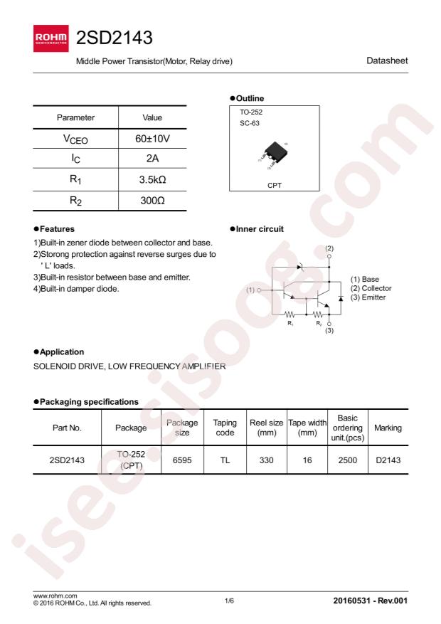 2SD2143TL