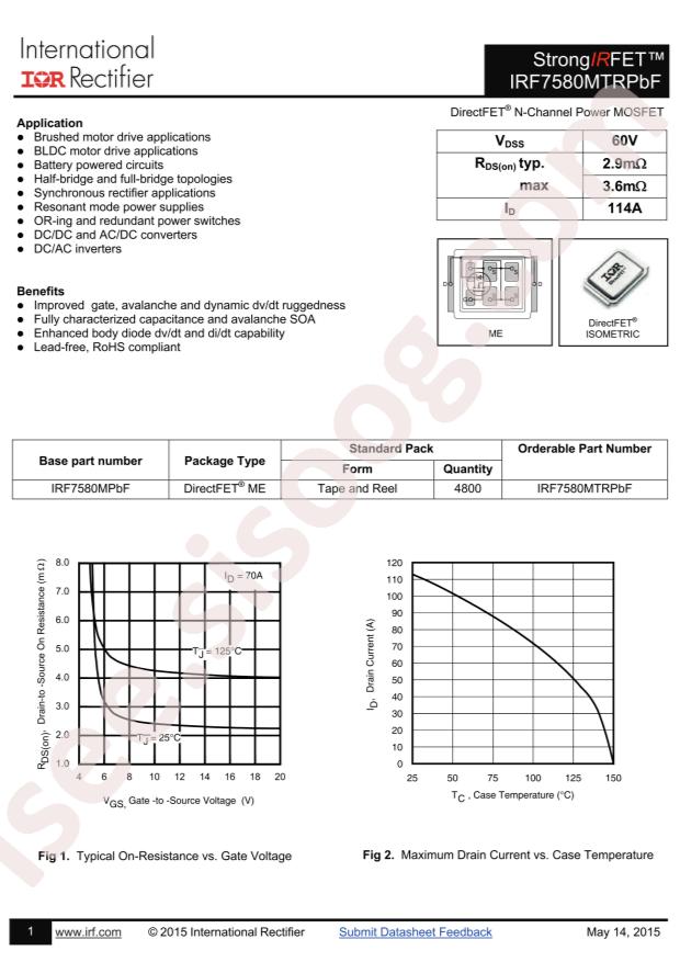 IRF7580MTRPBF