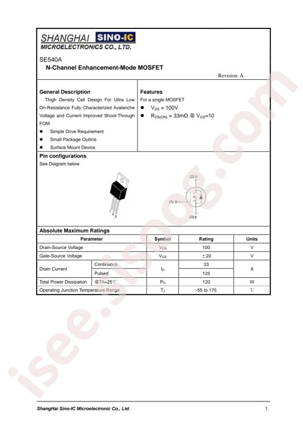 SE540A