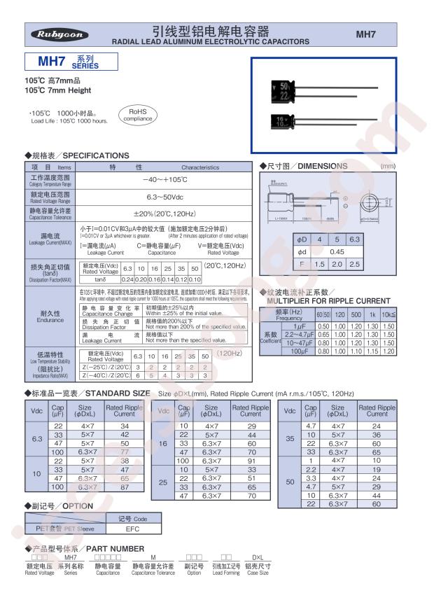 25MH710MEFCT55X7