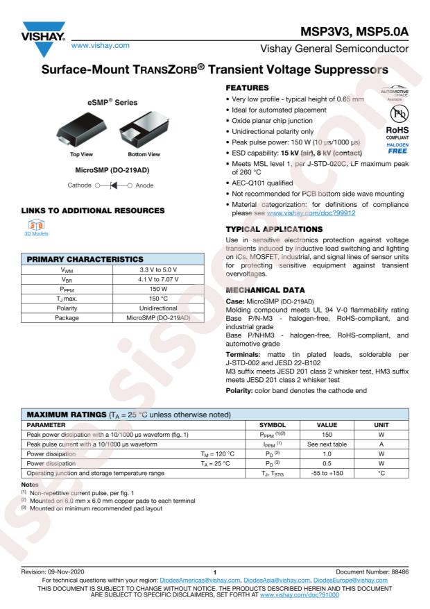 MSP5.0A-M3/89A