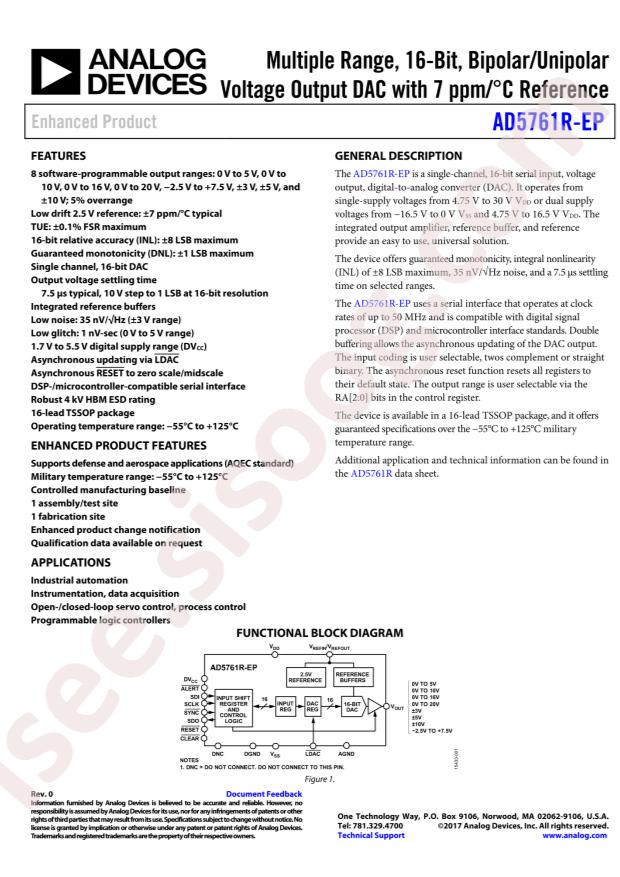 AD5761RTRUZ-EP