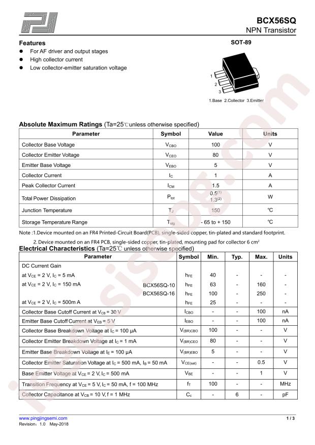 BCX56SQ-16