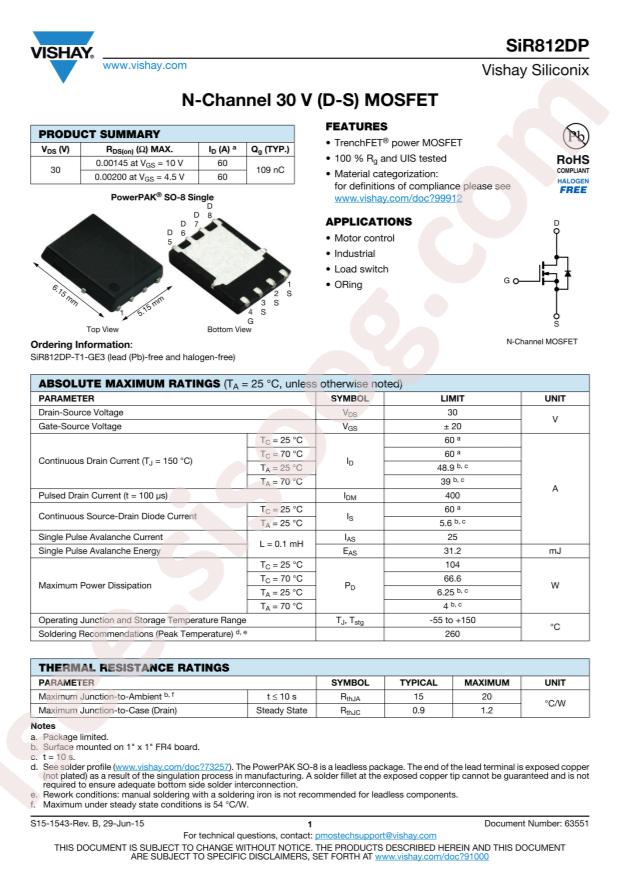 SIR812DP-T1-GE3