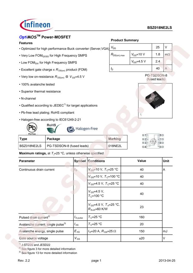 BSZ018NE2LS