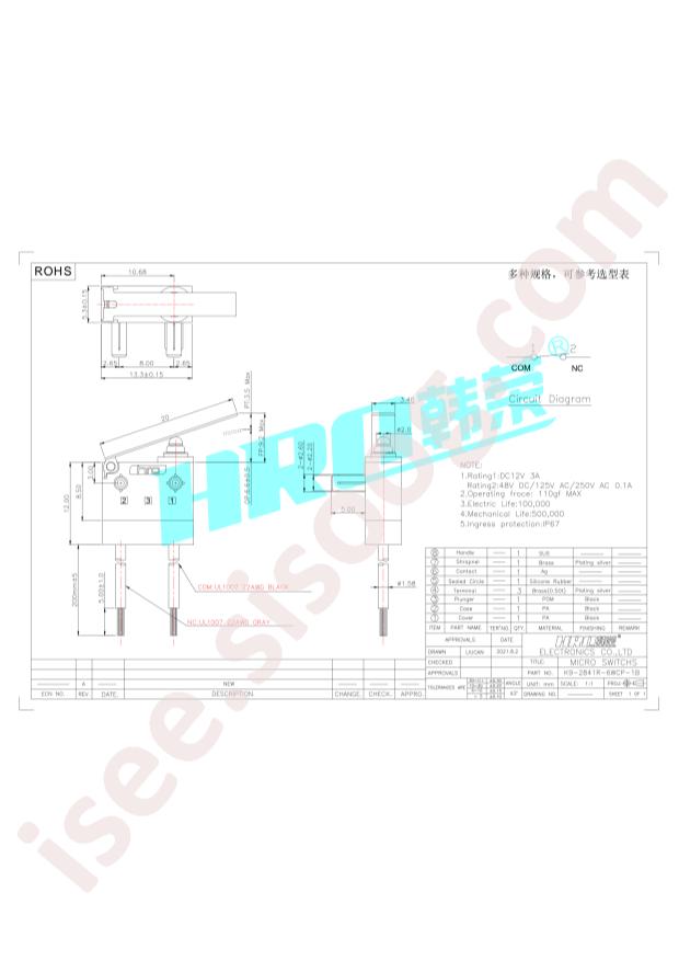 K9-2841R-6WCP-1B
