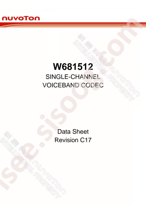 W681512WG TR